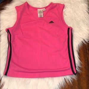 Adidas pink workout shirt